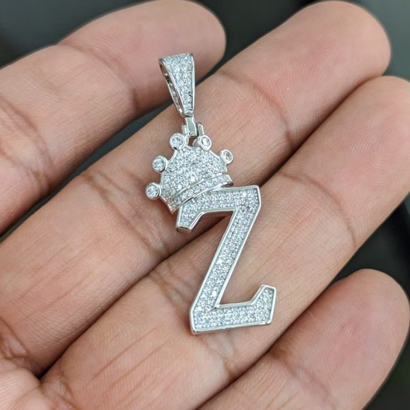 925 Sterling Silver Letter Zpendant